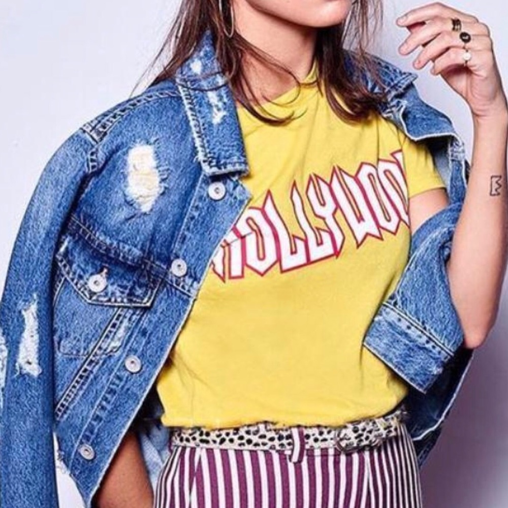 Yellow Hollywood Shirt